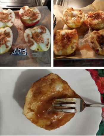 Pieczone jabłka z cukierkami krówkami w airfryer – pyszna alternatywa!