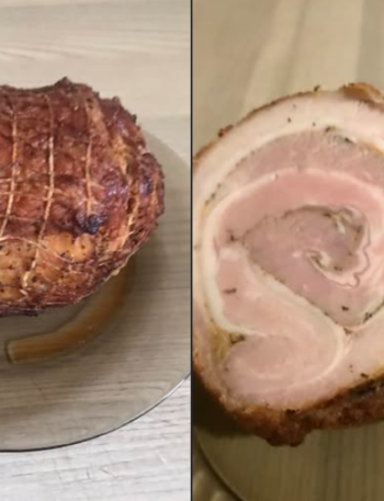 Rolada boczkowa z airfryera – idealna do chleba