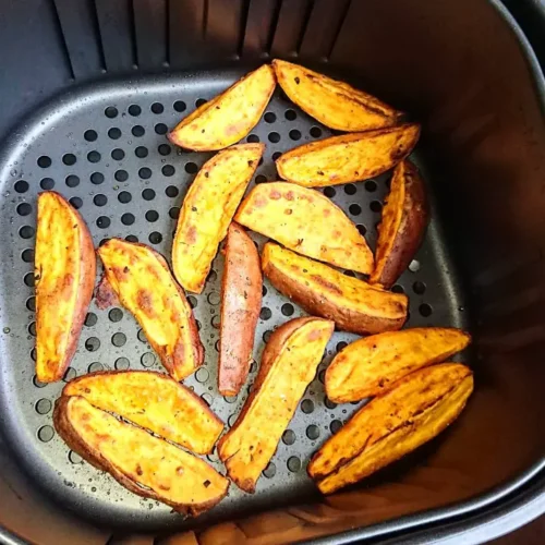 Słodkie frytki z batatów w air fryer