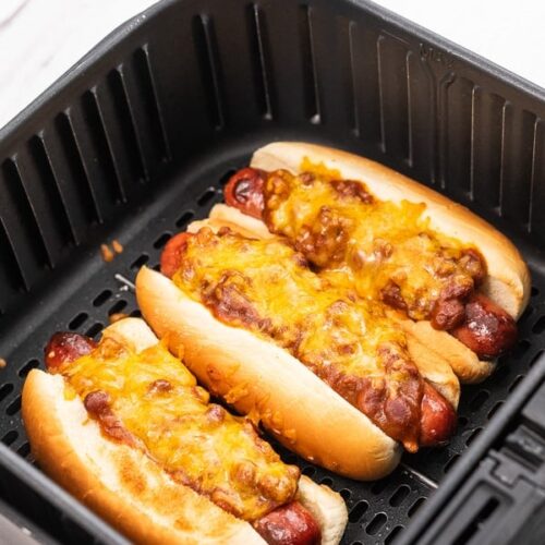 Chili Serowe Hot Dogi w Air Fryerze