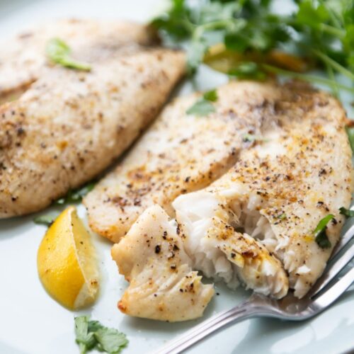 Tilapia w air fryer z cytrynowym akcentem