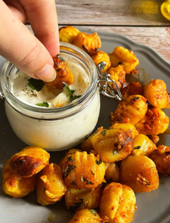 Chrupiące gnocchi z frytownicy beztłuszczowej
