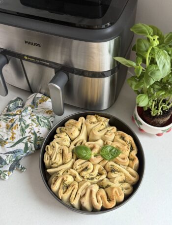 chlebek czosnkowy z airfryer