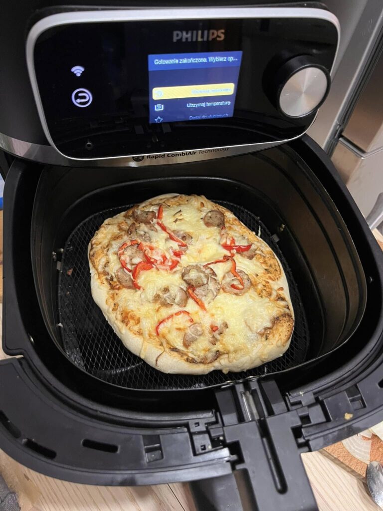 Domowa pizza z Airfryera – szybka, chrupiąca i pyszna