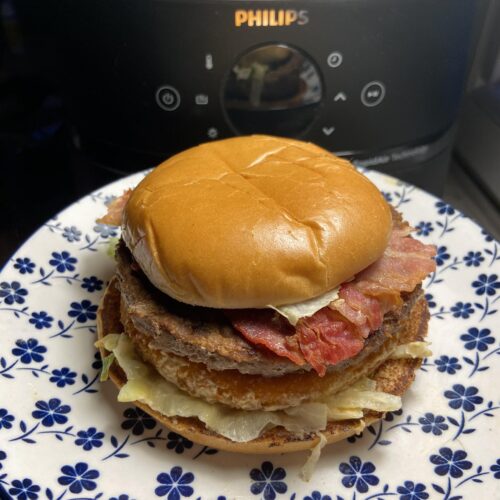 Domowy Burger Drwala z Airfryera