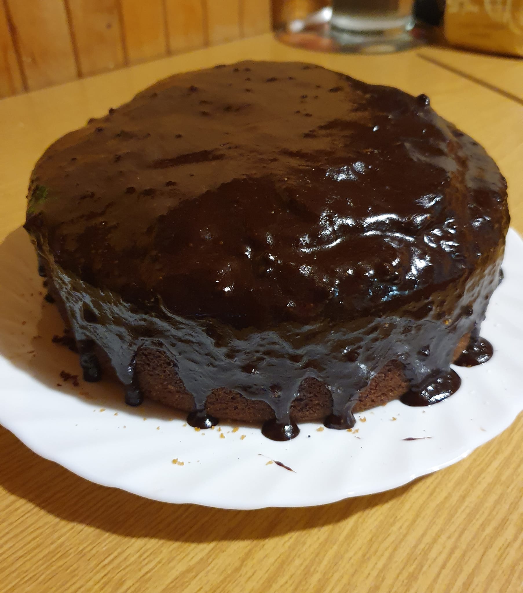 Murzynek – Ciasto kakaowo-migdałowe z powidłami z airfryera