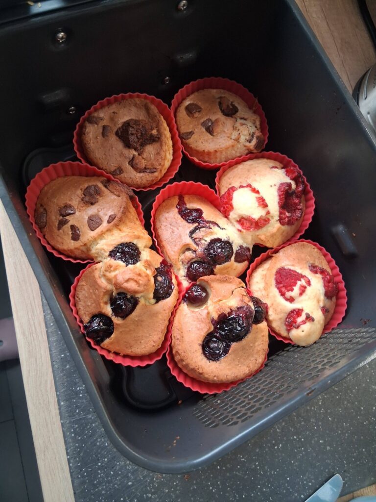 Szybkie muffinki w airfryer