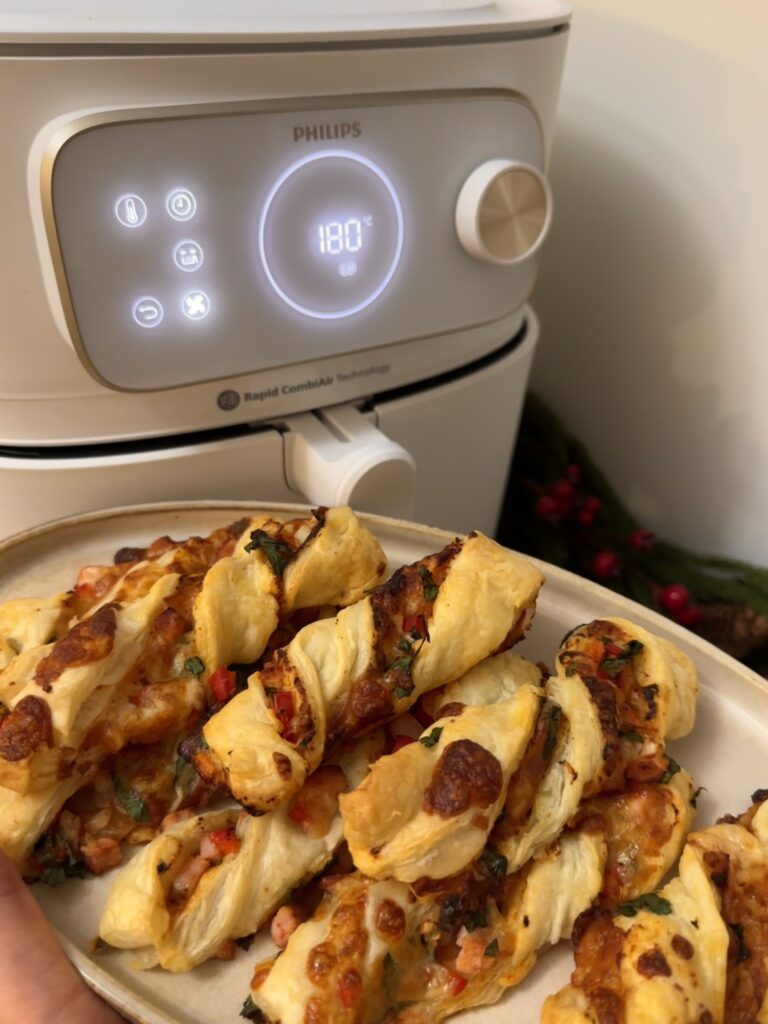 Zawijasy z ciasta francuskiego z airfryera